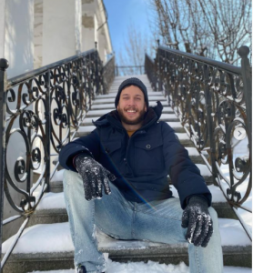 Yuri, em seu intercâmbio profissional para a Ucrânia